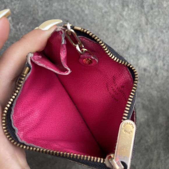 💕SOLD💕Louis Vuitton X Takashi Murakami Key Pouch Cles - Monogram Multicolore - Picture 10 of 12